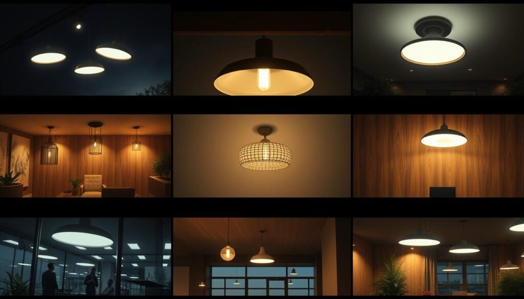 Generate an image of 阿囉哈's popular commercial lighting products Generate an image of 阿囉哈's popular commercial lighting products