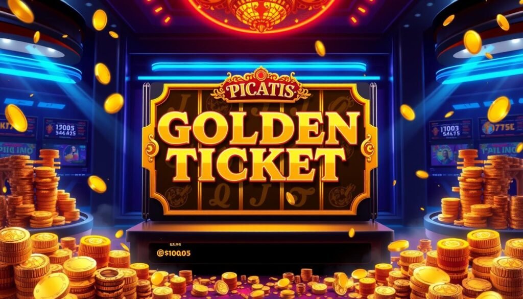 黃金入場券老虎機遊戲截圖 黃金入場券老虎機遊戲截圖